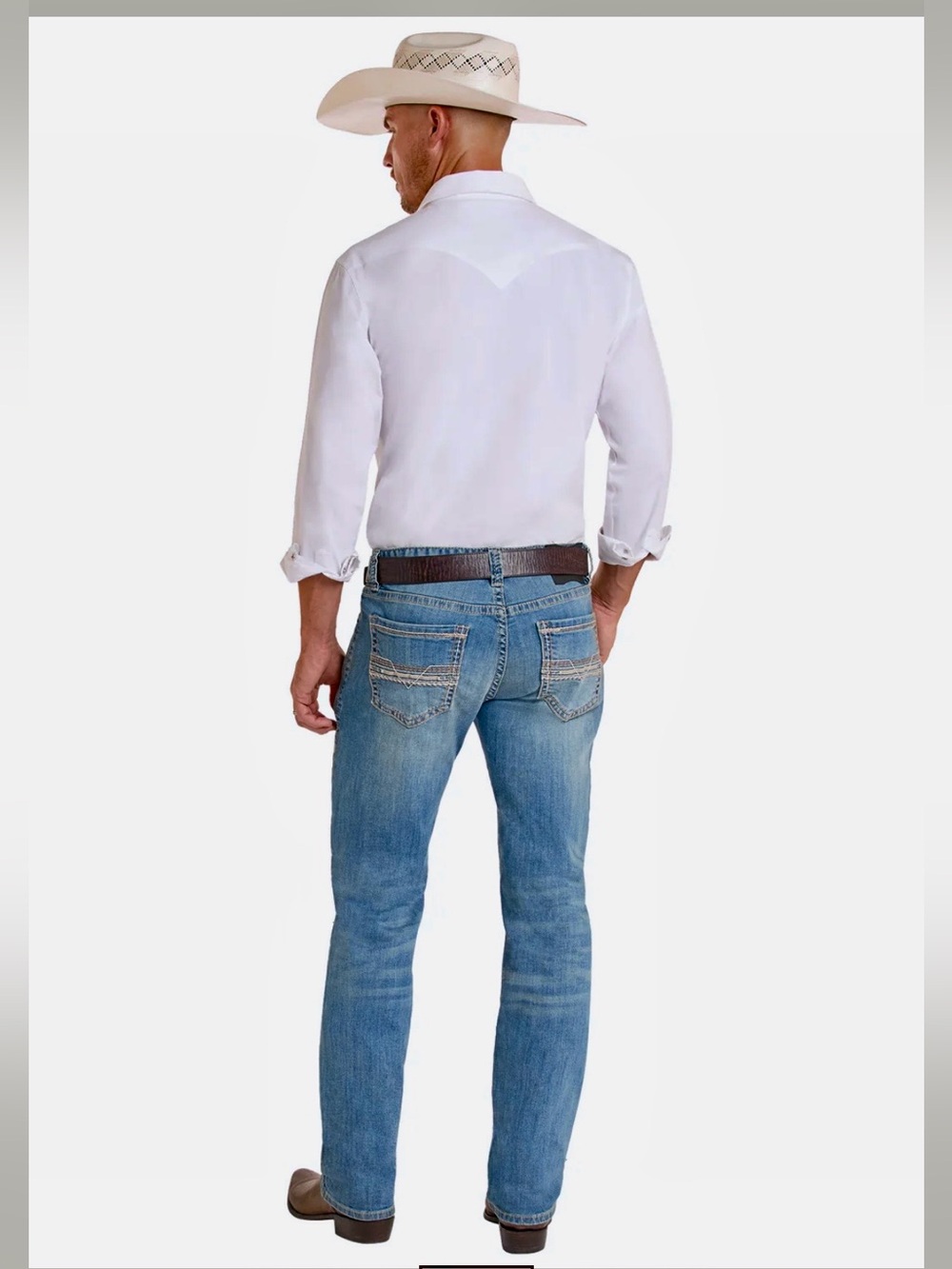 Rock n Roll Western Denim jeans revolver slim straight size 30x31